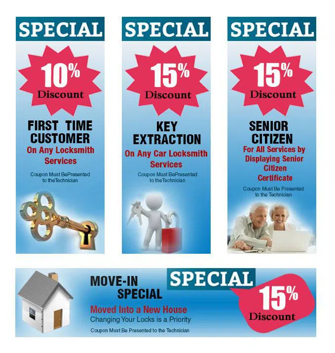 Bowie Lock And Locksmith Bowie, MD 301-242-9826 - coupon9-set-four